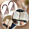 2Pcs 2 Style Cowhide Leather Bookmarks AJEW-AB00193-6