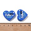 Father's Day Silicone Beads SIL-V006-02G-3
