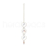 Shell Moon Hanging Ornaments HJEW-P016-01G-A-1