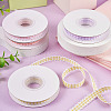 10 Yards Flat Polycotton(Polyester Cotton) Ribbon OCOR-TAC0030-01C-14