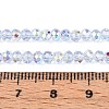 Transparent Glass Beads Strands EGLA-N016-3mm-02-4