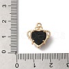 Brass Micro Pave Cubic Zirconia Pendants KK-C062-076G-3