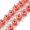 Handmade Lampwork Beads Strands LAMP-F029-03E-1