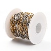 Two Tone 304 Stainless Steel Cable Chains CHS-B001-16-3