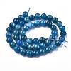 Natural Apatite Beads Strands G-O186-E02-8mm-5