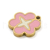 316 Surgical Stainless Steel Enamel Charms STAS-M073-33A-01G-1-2