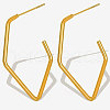 304 Stainless Steel Minimalist Rhombus Stud Earrings GJ1879-2-2