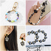 Striped Resin Beads RESI-TAG0001-01-9