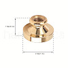 Wax Seal Brass Stamp Head AJEW-WH0209-683-2