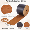 2M Flat AB Grade Cowhide Leather Cord AJEW-WH0479-73B-04-2