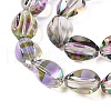 Electroplate Glass Beads Strands EGLA-T028-01J-3