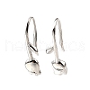 S925 Sterling Silver Stud Earrings EJEW-P305-02G-P-4
