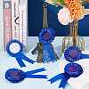 Award Ribbon Shape Tinplate Badge Pins JEWB-WH0035-01-6