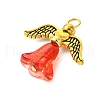 Glass Pendants PALLOY-JF03311-01-4