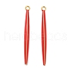 Brass Enamel Big Pendants KK-L229-008G-01-1