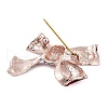 Zinc Alloy Crystal Rhinestone Bowknot Brooches JEWB-I031-01B-3