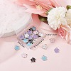 SUNNYCLUE 50Pcs 5 Style Alloy Enamel Pendants ENAM-SC0003-22-6