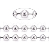 Tarnish Resistant 304 Stainless Steel Ball Chains CHS-A002B-4.0mm-2