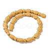 Fish Dyed Natural Lava Rock Beads Strands G-O126-01A-08-2