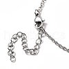 304 Stainless Steel Graduated Beaded Necklaces NJEW-H210-F-P-4