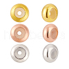   6Pcs 3 Colors 925 Sterling Silver Beads STER-PH0002-03-7