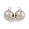 Non-Tarnish 201 Stainless Steel Charms STAS-O004-09G-P-1