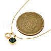 Ion Plating(IP) 304 Stainless Steel with Pendant Necklaces NJEW-K255-29G-5