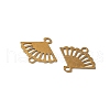 Brass Laser Cut Hollow Connector Charms KK-K277-12AB-2