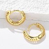 Triangle Brass Hoop Earrings EJEW-F359-10G-04-5