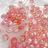 Rainbow Iridescent Plating Acrylic Beads FIND-B077-01B-1