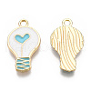 Alloy Enamel Pendants FIND-N048-021C-1