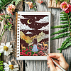 Girl & Tree of Life Custom PVC Stamps DIY-WH0582-0003-2