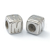 Tarnish Resistant 304 Stainless Steel European Beads STAS-H145-01M-P-1