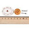 Resin Miniature Breakfast Set Ornaments DIY-H174-01E-4