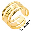 Simple Stainless Steel Wide Band Rings JP8104-2-1