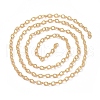 3.28 Feet Brass Textured Cable Chains X-CHC-G005-01G-3