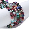 Dyed Natural Malaysia Jade Rondelle Beads Strands G-E316-2x4mm-55-1