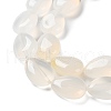 Natural White Agate Beads Strands G-K357-A07-02-4