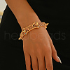 Hip-pop Brass Bangles ZN2910-1