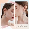 SUNNYCLUE 100Pcs 316L Surgical Stainless Steel Hoop Earring Findings STAS-SC0008-52-5