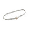 Alloy Crystal Rhinestone & Plastic Imitation Pearl Beaded Waist Belly Chains for Women FS-WG4F3BE-01-6