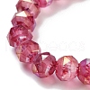 Baking Painted Glass Beads Strands GLAA-H032-05-4