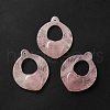 Natural Rose Quartz Pendants G-G997-H07-1