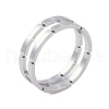 Non-Tarnish 304 Stainless Steel Chain Shape Finger Ring RJEW-C084-01A-P-1