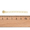 Brass Ends with Chain KK-D378-09G-02-3