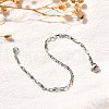 Tarnish Resistant 316 Surgical Stainless Steel Box Chain Bracelets X-BJEW-JB01865-6