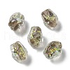 Handmade Foil Lampwork Beads Strands FOIL-Z001-06D-2
