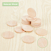 Undyed Wood Cabochons WOOD-WH0026-06A-4