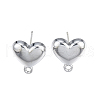 Alloy Stud Earring Findings PALLOY-N150-86P-2