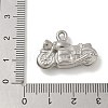Anti-Tarnish 304 Stainless Steel Pendants STAS-Q334-45P-3